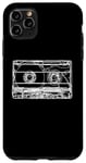 Coque pour iPhone 11 Pro Max Croquis de cassette de musique rétro Croquis audio vintage