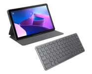 Lenovo Tab M10 3rd Gen 4GB 64GB Wifi - Storm Grey + Folio + Bluetooth Wireless Keyboard Unisoc T610 Processor 1.80 GHz , Android, 64 GB eMCP - BTBUNDLEUK1