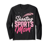 Clay Pigeon Shooting Sports Mom Trap Shooting Woman Long Sleeve T-Shirt