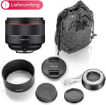 Samyang AF 85 mm F1.4 F + Lens Station for Nikon F - 85 mm Fixed Focal Length