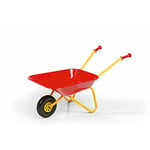 Rolly Toys Brouette pour enfants (couleur jaune/rouge, brouette de jardin, brouette en métal, jouet pour enfants à partir de 2,5 ans, supportant jusqu'à 25 kg, outils de jardin pour enfants) 27804