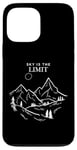 Coque pour iPhone 13 Pro Max Le ciel est la limite, la grandeur du mont