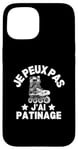 Coque pour iPhone 15 Je Peux Pas J'ai Patinage Patin A Glace Patinage Artistique