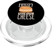 Exercise? I Thought You Said Extra Cream Cheese Dairy Pastry PopSockets PopGrip for MagSafe