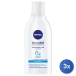 3x Nivea Micellar Micellar Water 400 Ml