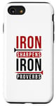 iPhone SE (2020) / 7 / 8 Iron sharpens iron Proverbs Solomon 27 verse 17 Bible Case