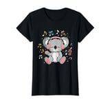 Koala Listening To Music K-Pop Cute Kawaii Kids Girls T-Shirt