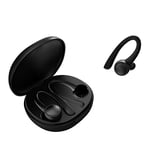 RTYU Sport Headphone Ear-hook Earphone Wireless Bluetooth 5.0 Running Headsets Gym Earbuds With Mic For Android IOS (Color : Black)