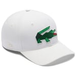 Casquette Lacoste  CASQUETTE DE BASEBALL  CROCODILE GRAPHIQUE BLANCHE