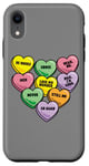 iPhone XR Funny Candy Heart Anti Valentine's Day Sarcastic Love Joke Case