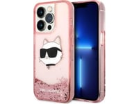 Karl Lagerfeld Veske Karl Lagerfeld Klhcp14xlnchcp Apple Iphone 14 Pro Max Rosa/Rosa Hardcase Glitter Choupette Head