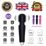 Magic Massage Wand Vibrating Full Body Massager USB Rechargeable Waterproof UK