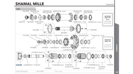 Campagnolo Bak Navhuv Shamal Mille, Shamal Ultra, Zonda