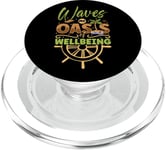 Oasis of Wellbeing - Waves PopSockets PopGrip for MagSafe