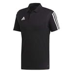 Adidas Tiro19 Co Polo Shirt - Black/White, Tall/Large