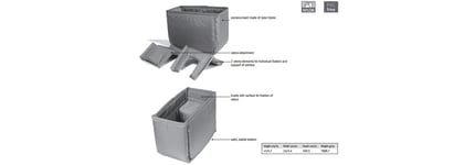 Ortlieb Ultimate 6 Kamerainnlegg For Ortlieb Ulitmate styreveske