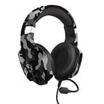 Trust Gaming GXT 1323 Altus Gaming Headset, Over Ear, Volume Control, Adapter Cable, Headphones for PC, Nintendo Switch, PS4, PS5, Xbox One, Xbox Series X - Black Camo [Amazon Exclusive]