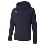 Puma teamFINAL 21 Casuals Hoody Sweat à Capuche Homme, Peacoat, FR : 2XL (Taille Fabricant : XXL)