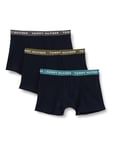 Tommy Hilfiger Men Boxer Short Trunks Underwear Pack of 3, Multicolor (Frosted Green/Army Green/Dark Ash), S