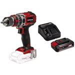 Einhell Professional Perceuse Visseuse à percussion sans fil TE-CD 18/50 Li-i BL Solo Power X-Change (Li-ion, 18V, moteur sans charbon, Couple 50 Nm) avec Chargeur et Batterie 2,5Ah