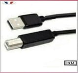 Cable Imprimante 3M Usb 2.0 Compatible HP Canon Epson  modele  Male Type B