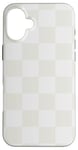 Coque pour iPhone 16 Plus GRAND DAMIER ÉCHIQUIER CLASSIQUE DESIGN LUXE FEMMES HOMMES