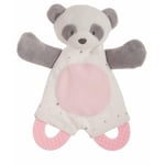 Doudou Baby Rose 20 cm Litière Ours Panda