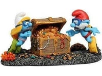 Aqua Della Aqua Della Decoration Smurfs Treasure Chest 18.8X9.7X9.6