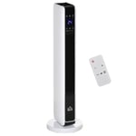 Cozy Oscillating Ceramic Tower Heater - Remote Control, Timer & Powerful Heat