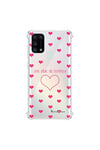 La Coque Francaise et étui téléphone mobile samsung galaxy m31 anti-choc souple angles renforcés transparente pluie de bonheur rose la coque francaise