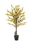 EUROPALMS Forsythia tree with 3 trunks, artificial plant, yellow, 120cm, Europalms Forsythia träd med 4 stammar, gul, 120 cm