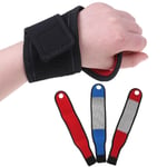 1x Self-heating Wrist Support Brace Protector Wristband Self-adh Red Heated