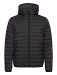 Calvin Klein Quilted Crinkle Jacket Hood Svart