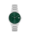 Lacoste Montre Analogique à Quartz pour Homme Collection CROCORIGIN - Disponible avec Bracelet en Acier Inoxydable ou Bracelet en Cuir.