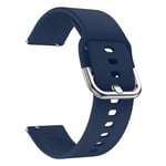 EWENYS Replacement Straps Band for Smart Watch, Soft Silicone Quick Release, Compatible with Samsung Galaxy Watch Active Active2 44mm 40mm 42mm/Gear S2 Classic/Gear Sport(Navy Blue,20mm)