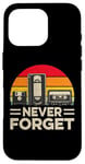 Coque pour iPhone 16 Pro Never Forget Vintage Retro Floppy Disk tape Cassette gift