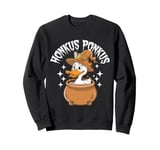 Honkus Ponkus Funny Duck Witch Halloween Magic Sweatshirt