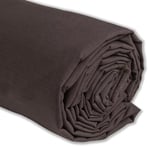 IPEA Tissu en Popeline de Coton Marron – 200 cm x 150 cm – Made in Italy - Coton pour Couture, Vêtements, Doublures, Décoration, Accessoires, Patchwork, – Tissu Toile pour Coudre