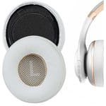 Coussinets d'oreille pour Casque - AQSACOKIYA - JBL Everest Elite 300 - Cuir protéiné et Mousse mémoire - Blanc