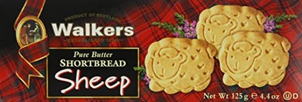 Walkers Shortbread Sheep Shapes Shortbread 175 g (Pack of 12)