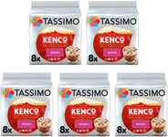 Tassimo Kenco Mocha Coffee Pods x8 (Pack of 5, Total 40 Drinks)