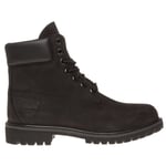 Timberland Mens 6' Premium Boots - Black - Size UK 11