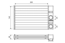 Varmeapparat register VALEO 811513