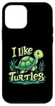 iPhone 12 mini I Like Turtles Cartoon Turtle Case