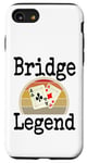 Coque pour iPhone SE (2020) / 7 / 8 Funny Bridge Legend Jeu de cartes gagnant une soirée de jeu pour papa