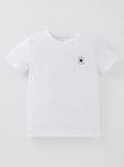 Converse Kids Boys Chuck Patch Smal Logo T-Shirt - White
