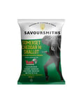 Savoursmiths Somerset Cheddar & Shallot English Potato Crisps - 150g x 12 Multi Pack | Luxury Hand Cooked British Crisps | Skin on Crisps | Made from Home Grown Potatoes | Gluten & MSG Free | non-GMO