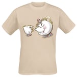 Beauty and the Beast Chip und Mrs Potts T-Shirt natural