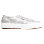 Superga Womens 2750 Trainers - Metallic material_polyester - Size UK 6.5