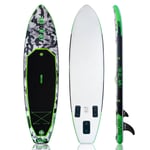 SUPFW10A funwater summer inflatable stand up paddle board sup honor green color waterproof sport leisure touring